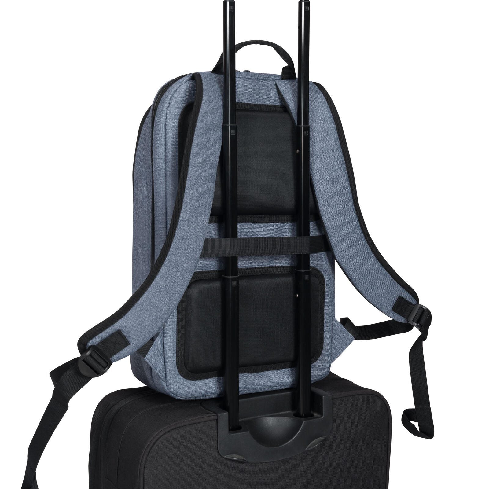 DICOTA Slim Eco Motion 13'-15.6' Notebook-Rucksack, denim blau