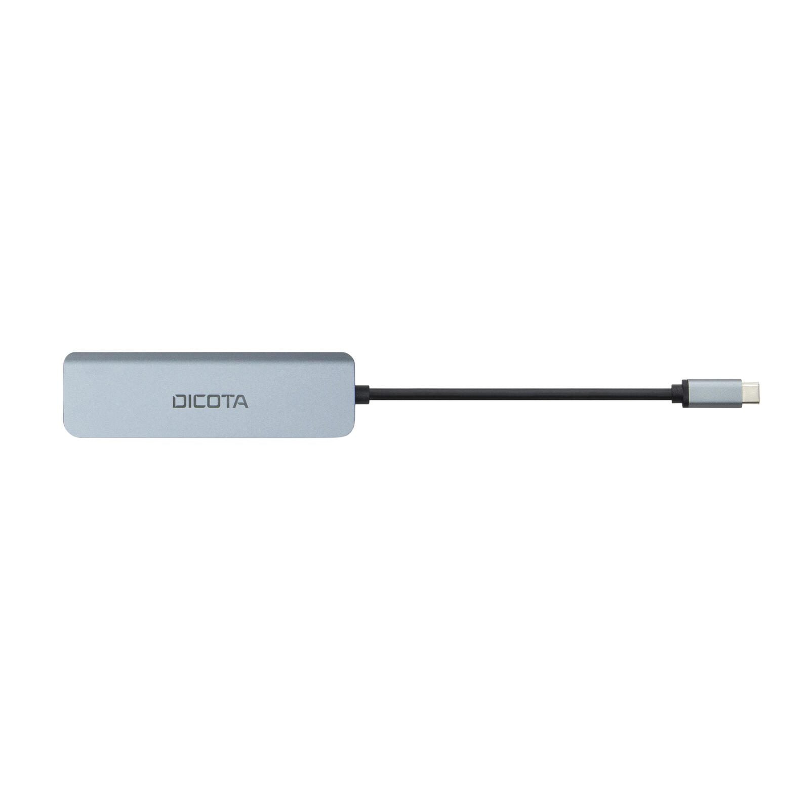 DICOTA USB-C 5-in-1 Video Hub 4K PD 100W