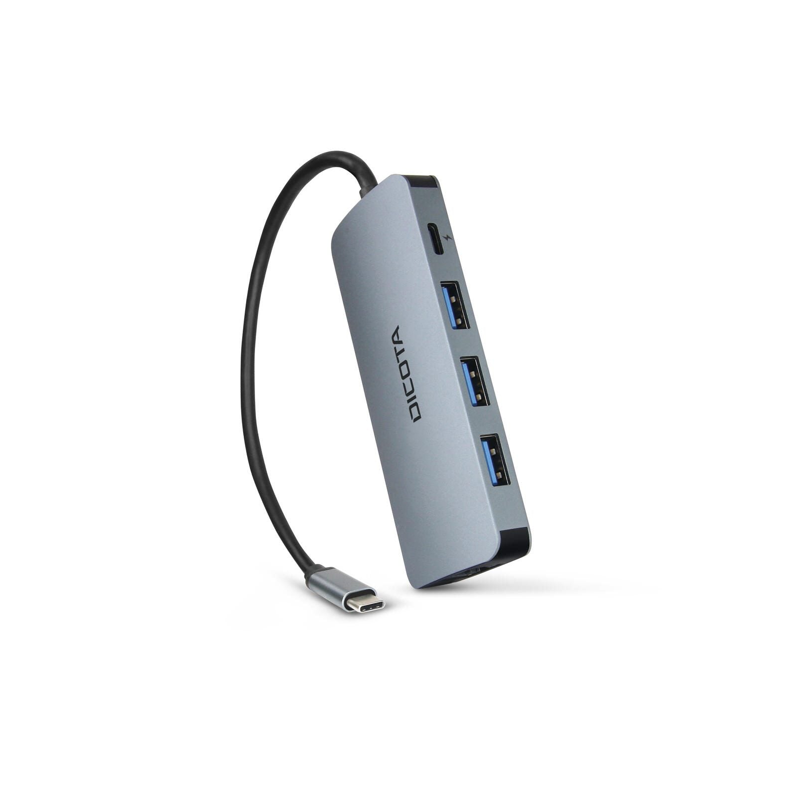 DICOTA USB-C 8-in-1 Multi Hub 4K PD 100W