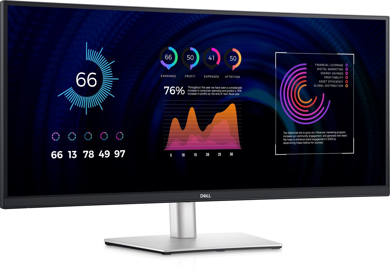 Dell P3424WE Monitor (34,1 Zoll) 86,7cm