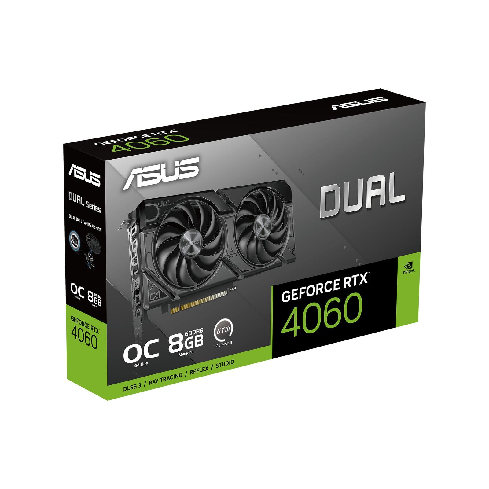 ASUS Dual GeForce RTX 4060 EVO OC Edition 8GB GDDR6 Gaming Grafikkarte