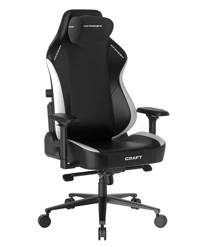 DXRacer Craft Serie GC/XLCF23LTA/NW Gaming-Stuhl - Plus / XL - EPU Kunstleder - schwarz/weiß