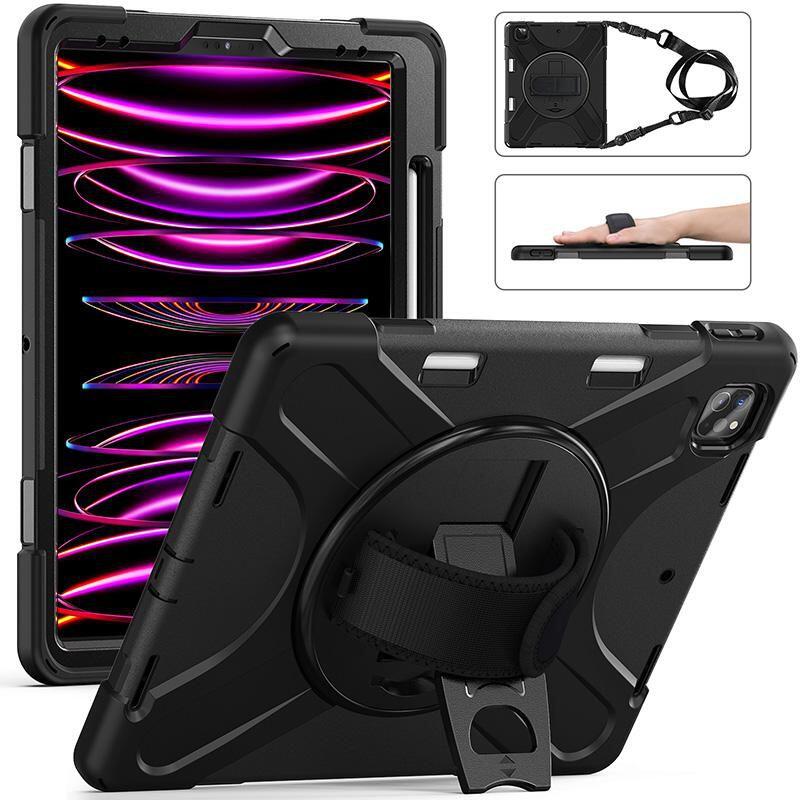 eSTUFF AUSTIN Defender Case für das iPad Air 13' (2024 & 2025) - Black