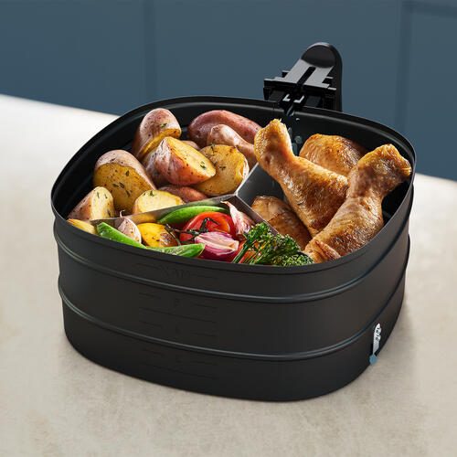 Philips 3-teiliger Lebensmitteltrenner HD9916/00 für den Airfryer 8,3 l