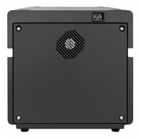 Manhattan 10-Port USB-C Desktop Ladeschrank 180 W, schwarz