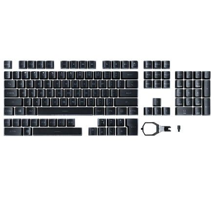 ASUS ROG RX PBT Doubleshot Tastenkappen-Satz Schwarz