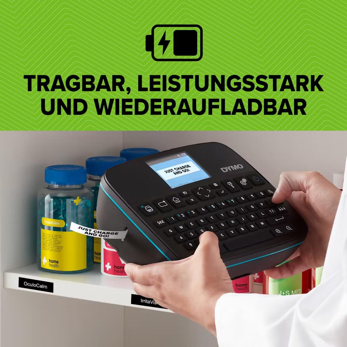 DYMO® LabelManager™ 640 CB, Beschriftungsgerät, QWZ-Tastatur