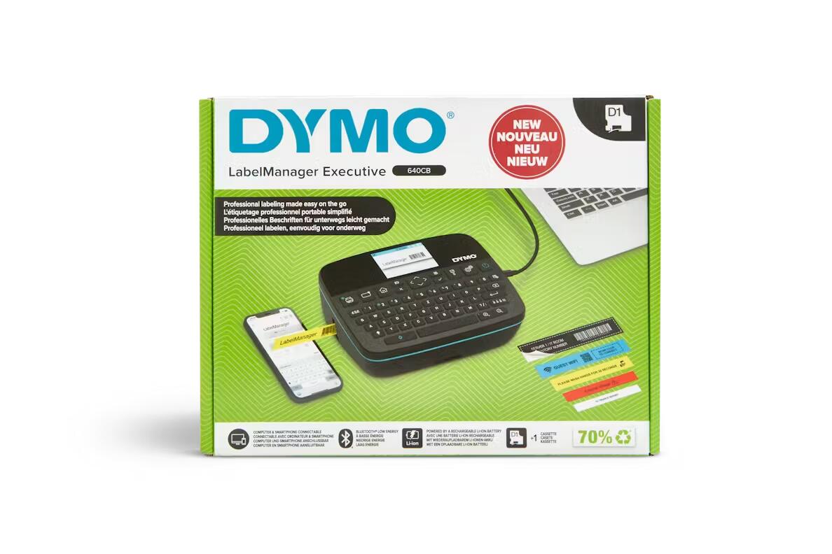 DYMO® LabelManager™ 640 CB, Beschriftungsgerät, QWZ-Tastatur