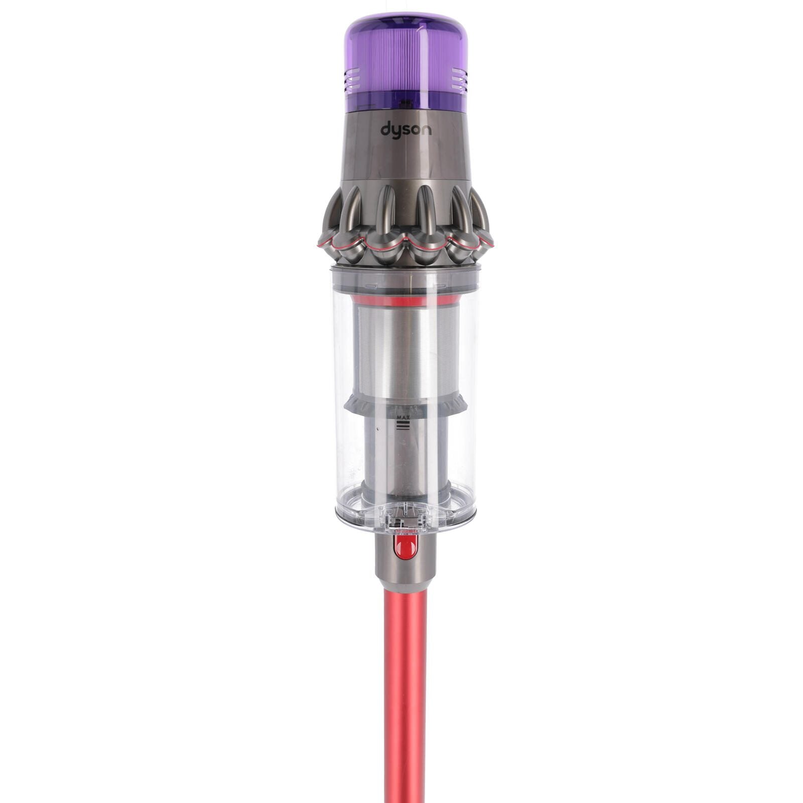 Dyson V11 Fluffy 2-in-1-Stabstaubsauger, Nickel/Rot