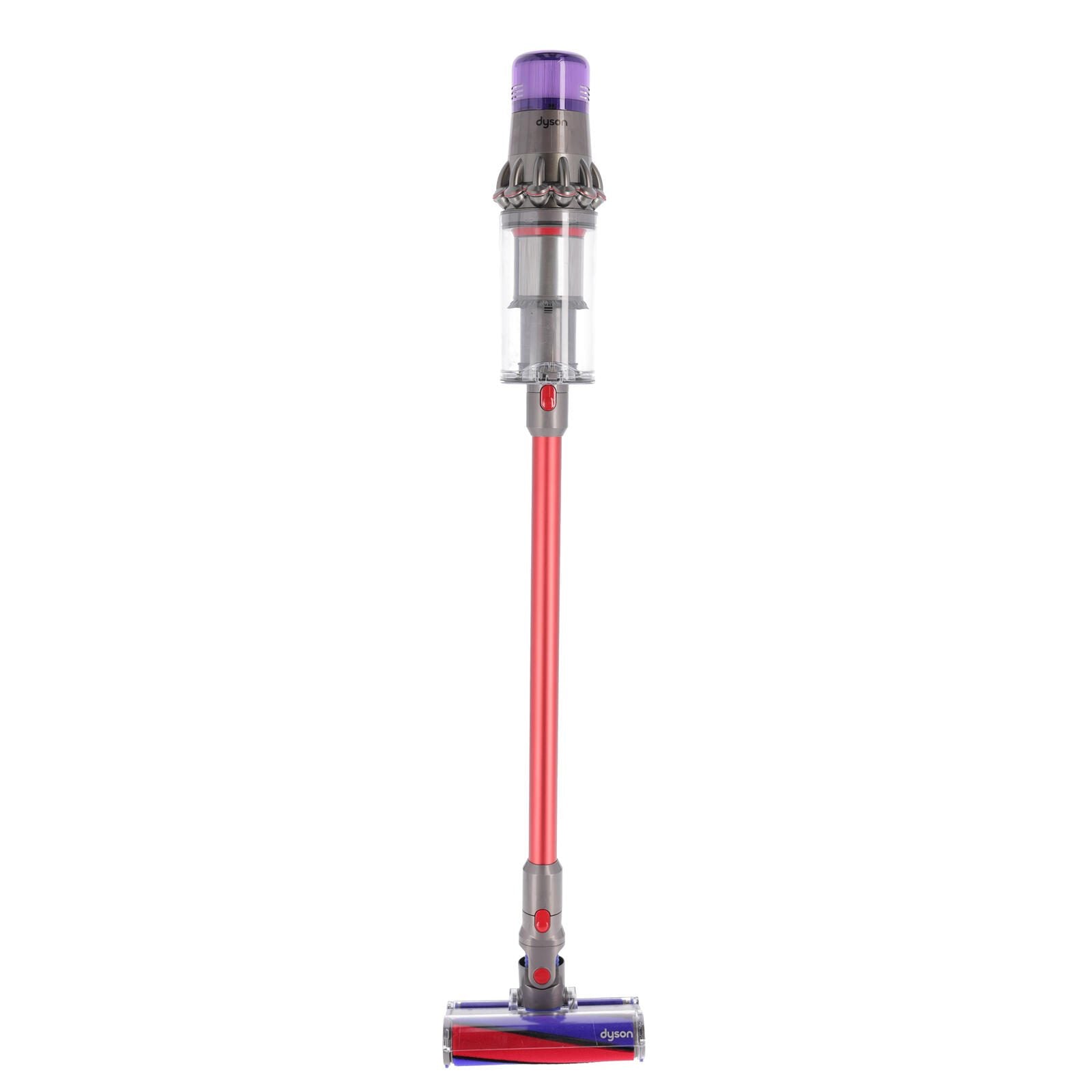 Dyson V11 Fluffy 2-in-1-Stabstaubsauger, Nickel/Rot