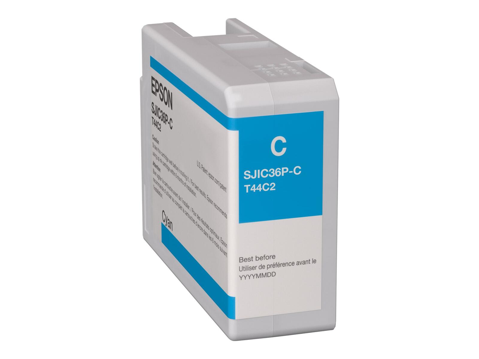 Epson Original SJIC36P(C) Druckerpatrone - cyan (C13T44C240)
