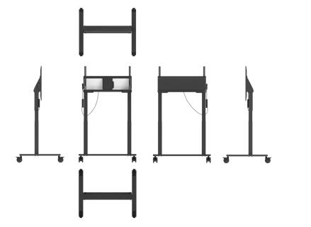 Maxhub EST09 elektronischer Rollwagen