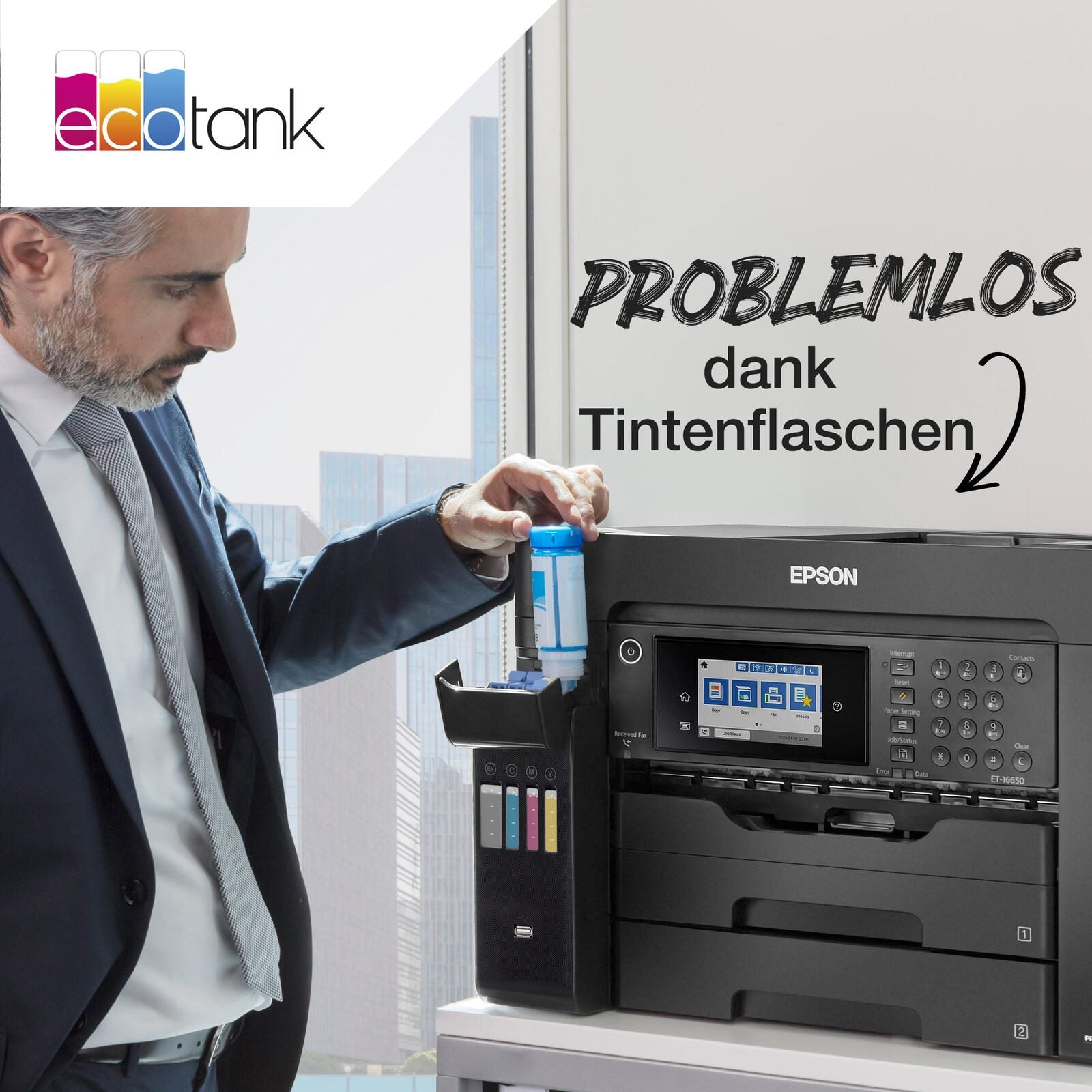 Epson Original EcoTank 113 Nachfülltinte - 4er Multipack