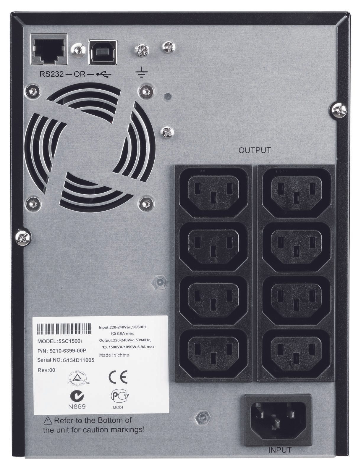 Eaton USV 5SC 1500i 1050W 1500VA C14-Eingang