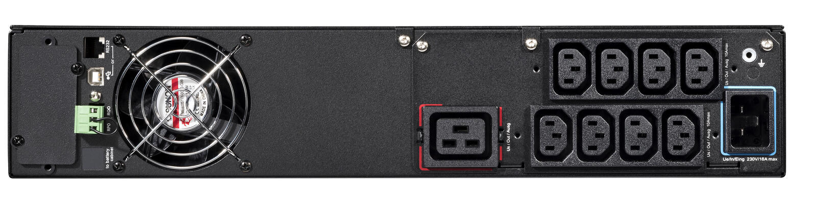 Eaton USV 5SC 2200i RT2U 1980W 2200VA C20-Eingang Unterbrechungsfreie Stromversorgung