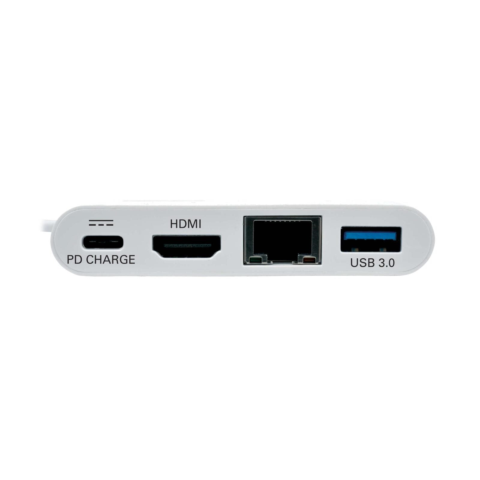 Eaton Tripp Lite Series USB Docking Station Multiport Adapter weiß