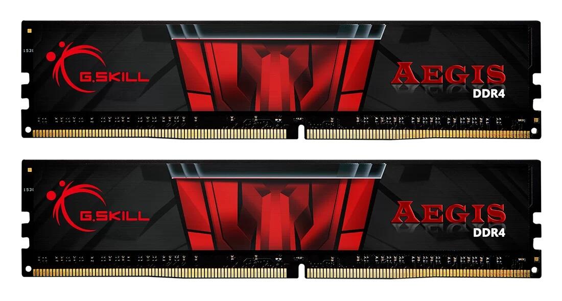 G.Skill Aegis Intel 8GB (2x 4GB) Kit DDR4 2400 MHz