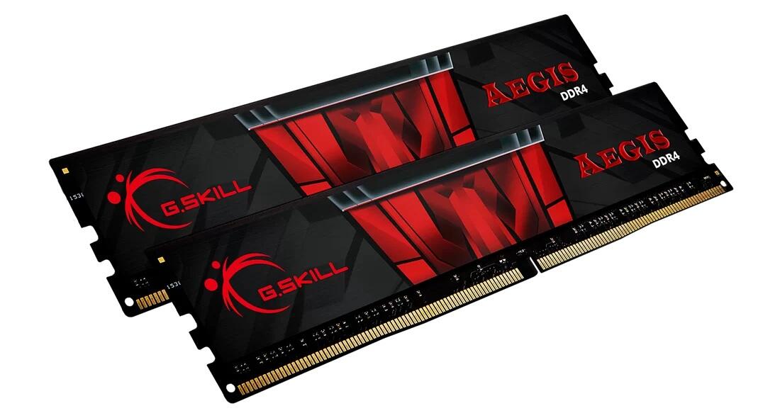G.Skill Aegis Intel 8GB (2x 4GB) Kit DDR4 2400 MHz