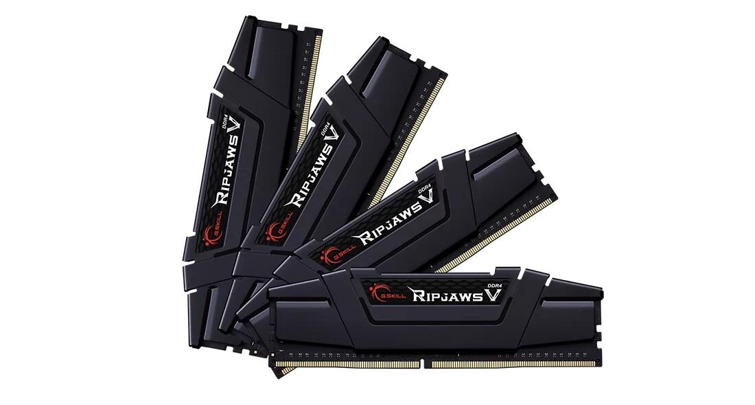 G.Skill Ripjaws V Intel 64GB (4x 16GB) Kit DDR4 3200 MHz schwarz