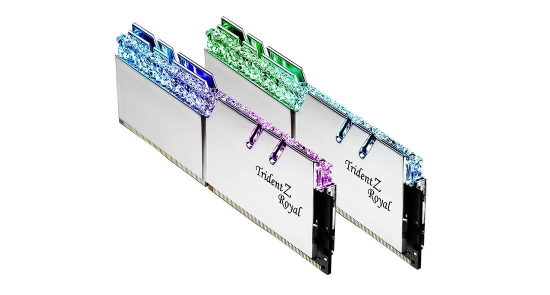 G.Skill Trident Z Royal Intel 32GB (2x 16GB) Kit DDR4 4000 MHz silber