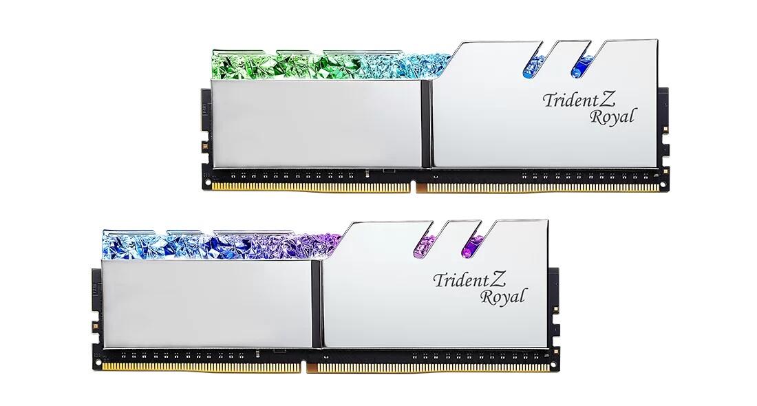 G.Skill Trident Z Royal Intel 32GB (2x 16GB) Kit DDR4 4000 MHz silber