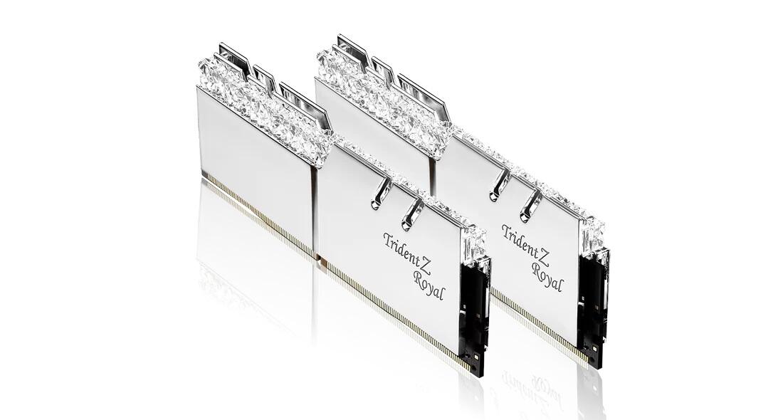 G.Skill Trident Z Royal Intel 32GB (2x 16GB) Kit DDR4 4000 MHz silber