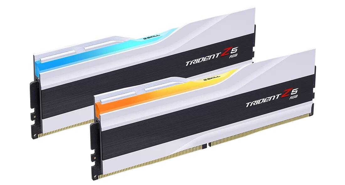 G.Skill RAM Trident Z5 RGB Intel 32GB (2x 16GB) Kit DDR5 6400 MHz UDIMM weiß