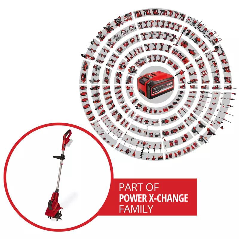 Einhell Akku-Bodenhacke GE-CR 18/20 Li E - Solo (3431210)