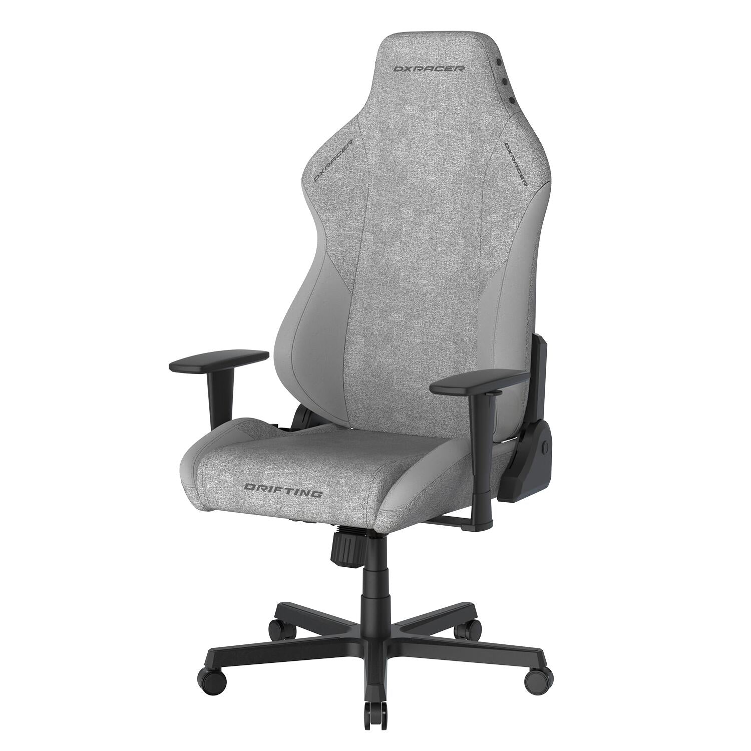 DXRacer Drifting Serie GC/XLDC23FBC/G Gaming-Stuhl - Plus / XL - Wasserabweisender Stoff - Grau