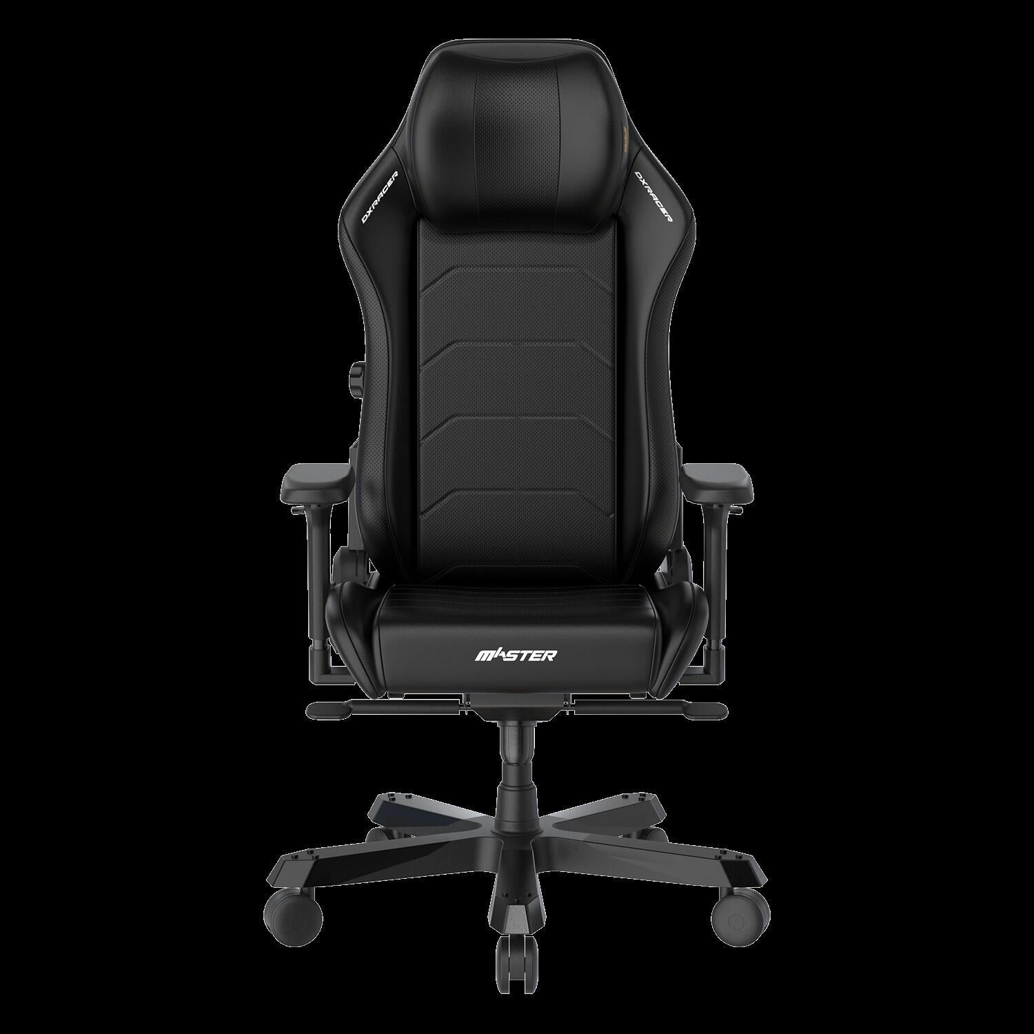 DXRacer Master Serie GC/XLMF24LTA/N Gaming Stuhl Plus / XL - Mikrofaser Kunstleder - Schwarz