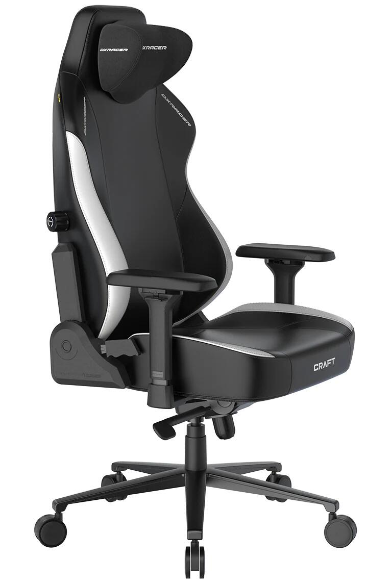 DXRacer Craft Serie GC/LCF23LTA/NW Gaming-Stuhl - Regular / L - EPU Leder - schwarz/weiß