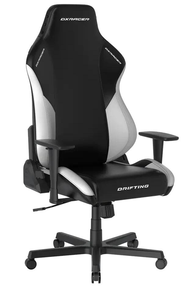 DXRacer Drifting Serie GC/XLDC23LTA/NW Gaming-Stuhl - Plus / XL - EPU Leder - Schwarz/Weiß