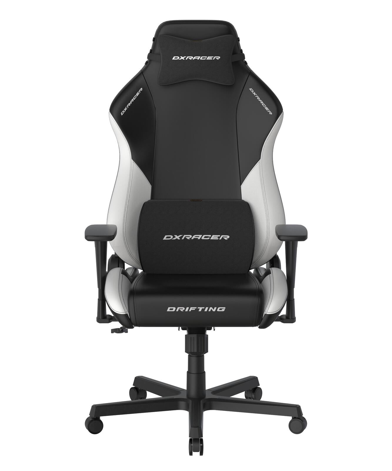 DXRacer Drifting Serie GC/XLDC23LTA/NW Gaming-Stuhl - Plus / XL - EPU Leder - Schwarz/Weiß