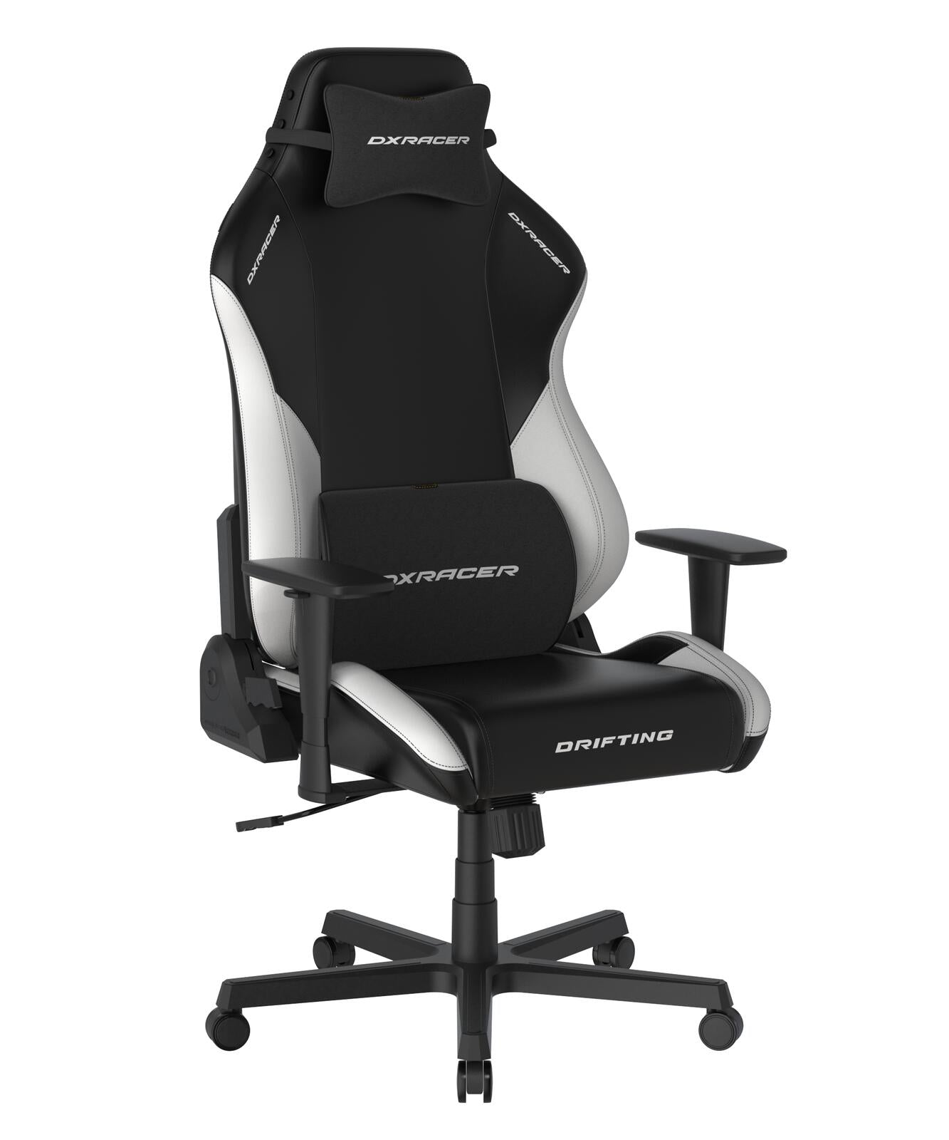 DXRacer Drifting Serie GC/XLDC23LTA/NW Gaming-Stuhl - Plus / XL - EPU Leder - Schwarz/Weiß