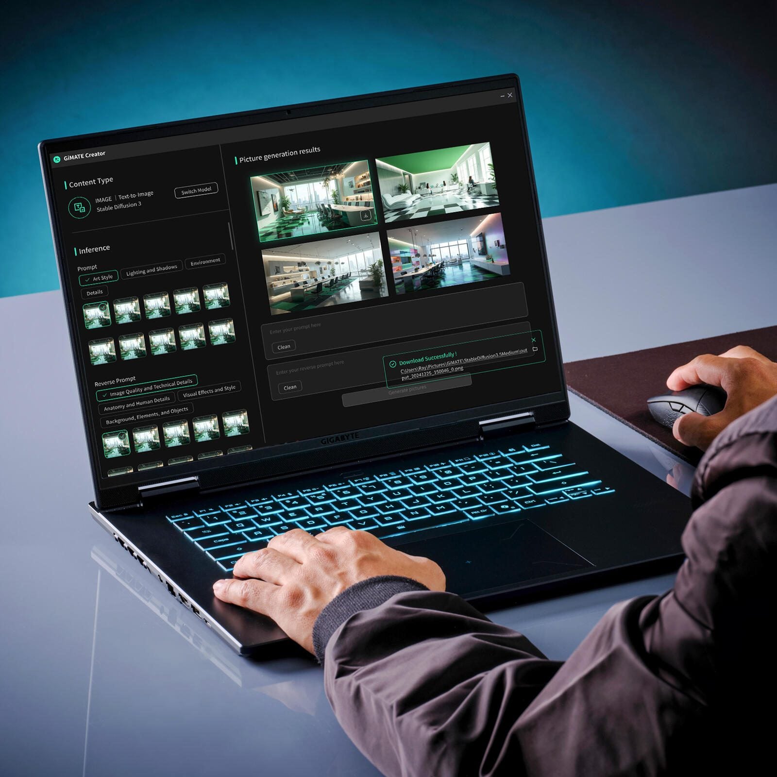 GIGABYTE GAMING A16 CVH Intel® Core™ i7-13620H Notebook 40,6 cm (16')