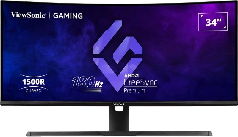 ViewSonic VX3418-2KPC Ultrabreiter Curved Gaming Monitor 34 Zoll