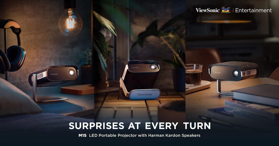 ViewSonic M1XE Tragbarer LED Beamer 360 LED Lumen