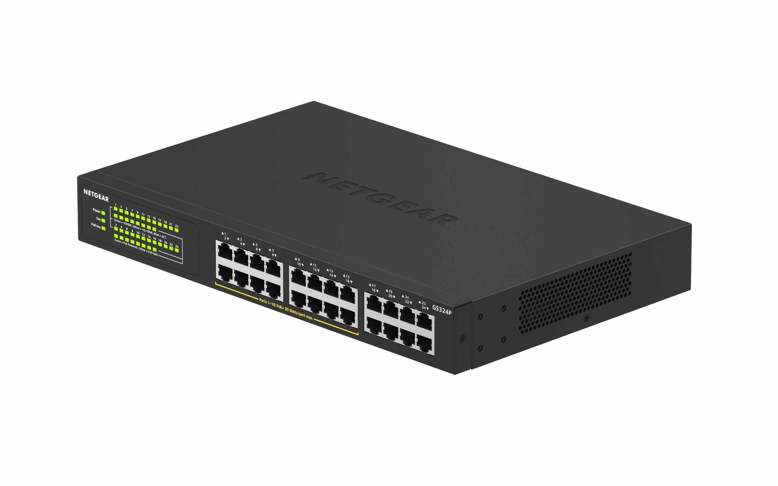 Netgear GS324P-100EUS Unmanageder PoE+ Essentials-Switch