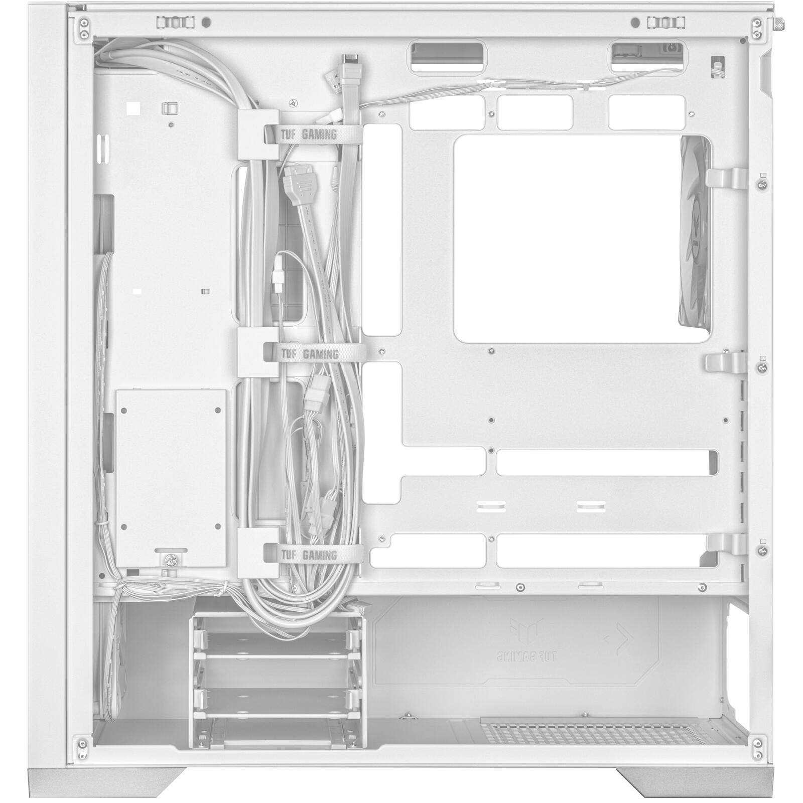 ASUS TUF Gaming GT302 ARGB Mid-Tower-ATX-Gehäuse, weiß