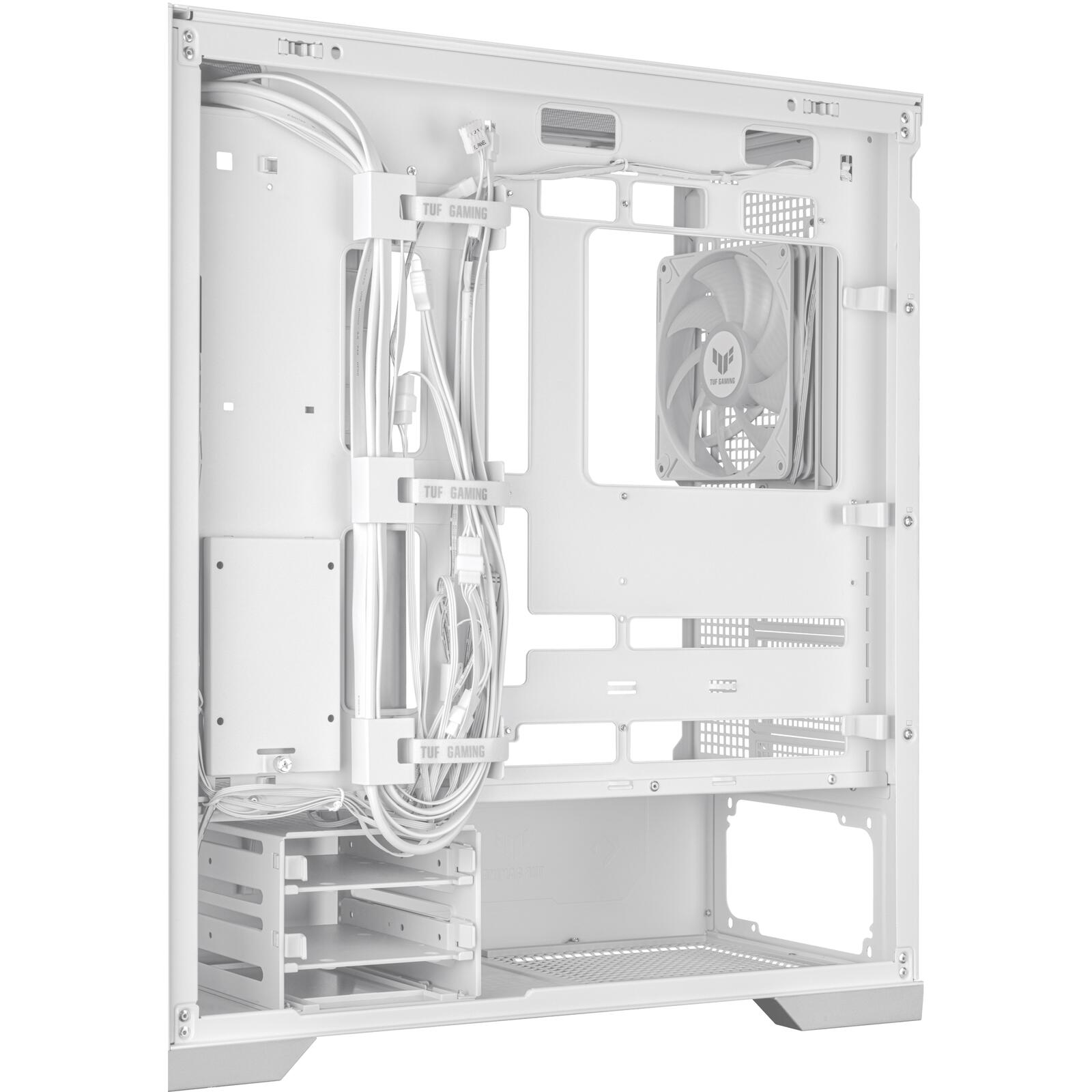 ASUS TUF Gaming GT302 ARGB Mid-Tower-ATX-Gehäuse, weiß