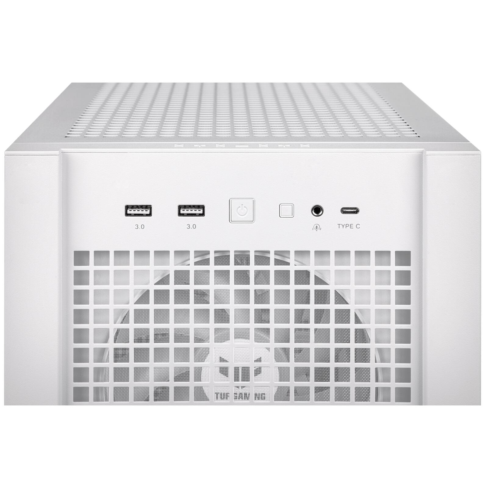 ASUS TUF Gaming GT302 ARGB Mid-Tower-ATX-Gehäuse, weiß