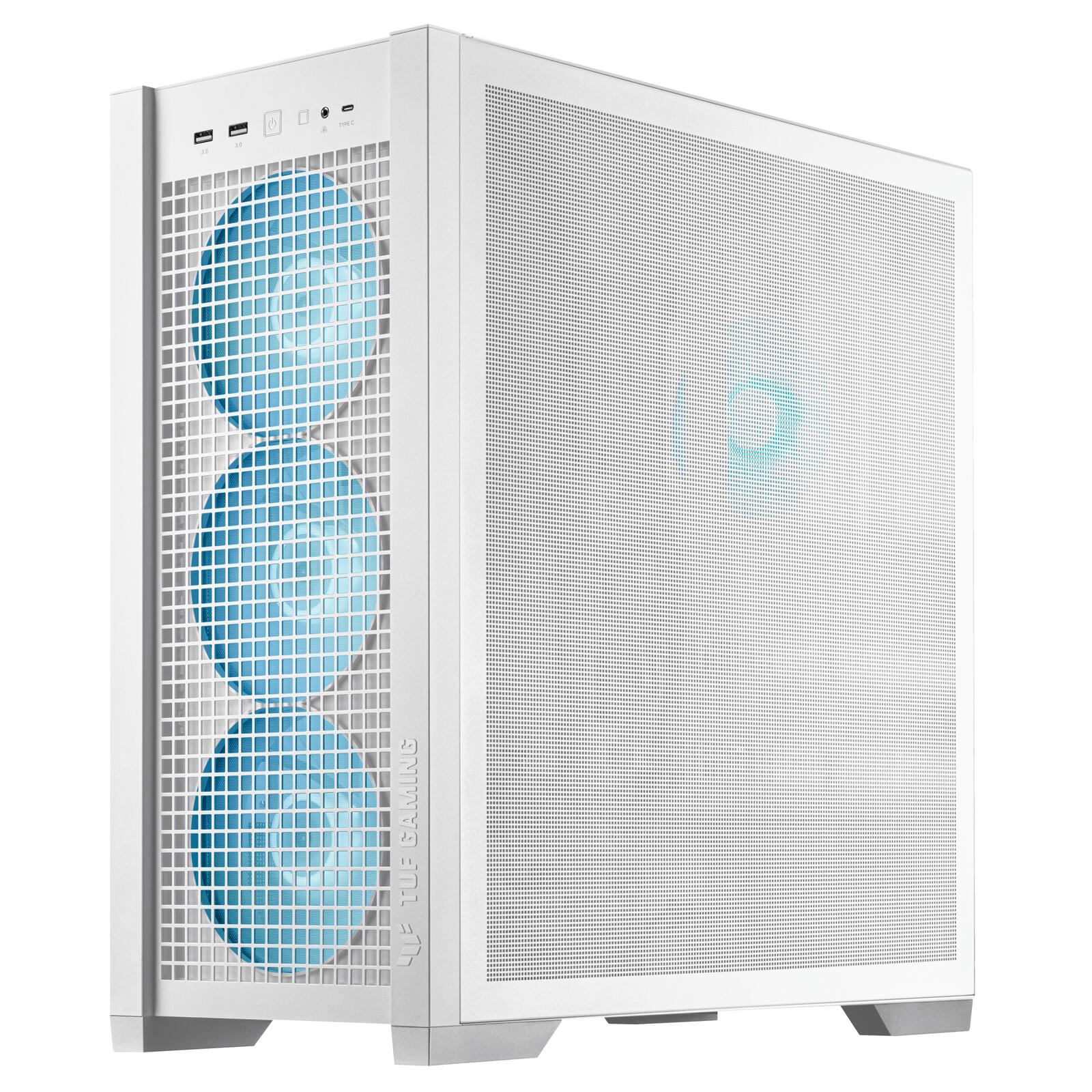 ASUS TUF Gaming GT302 ARGB Mid-Tower-ATX-Gehäuse, weiß