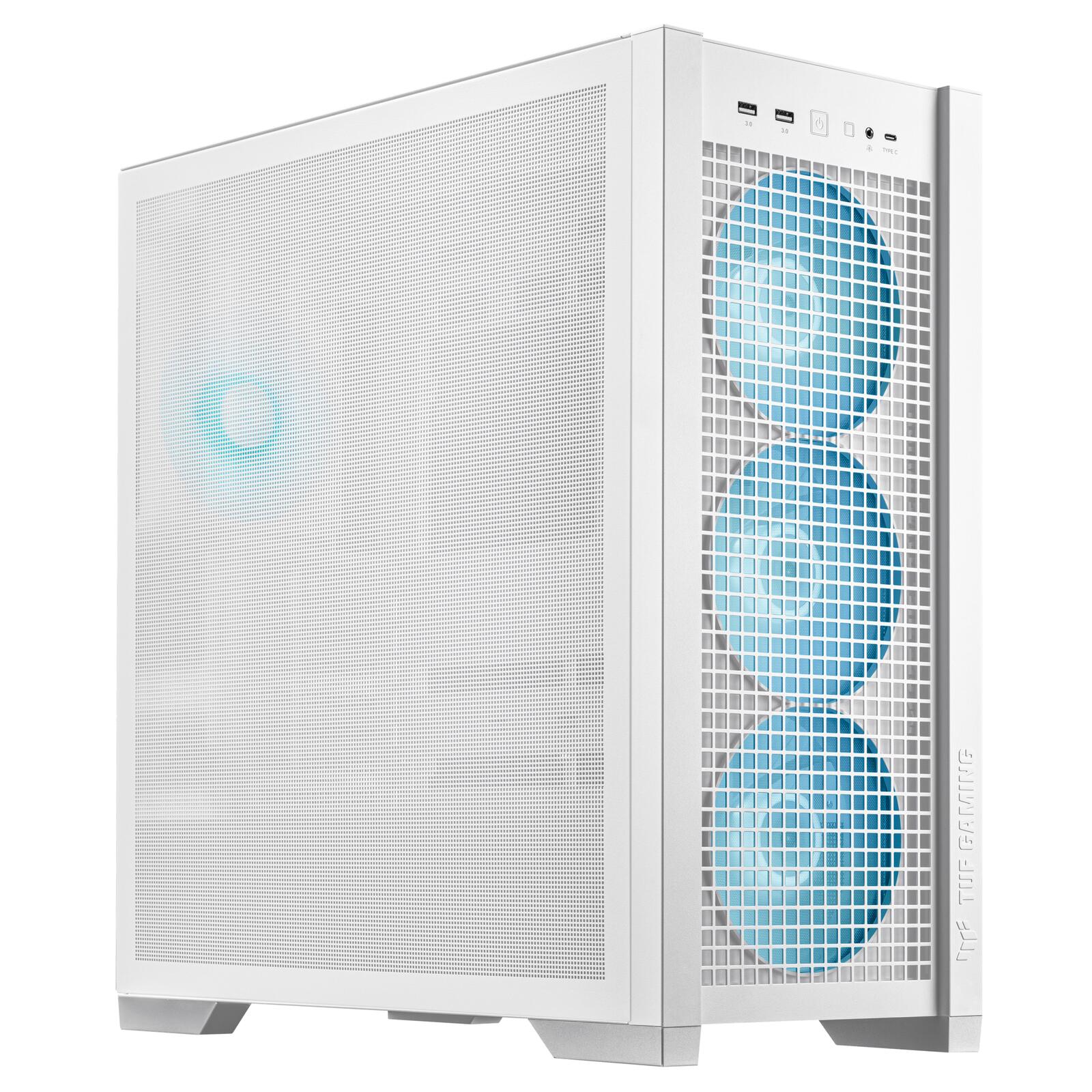 ASUS TUF Gaming GT302 ARGB Mid-Tower-ATX-Gehäuse, weiß