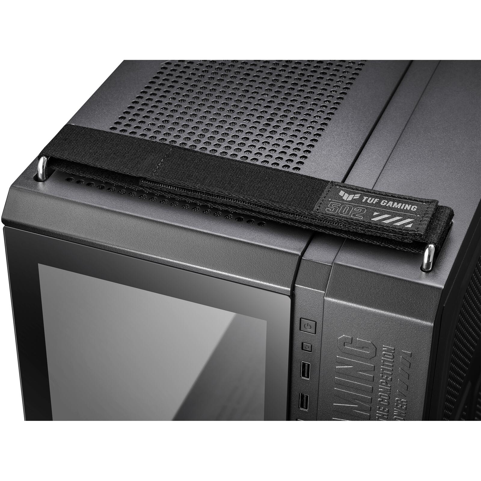 ASUS TUF Gaming GT502 PLUS TG modulares PC Gehäuse, schwarz