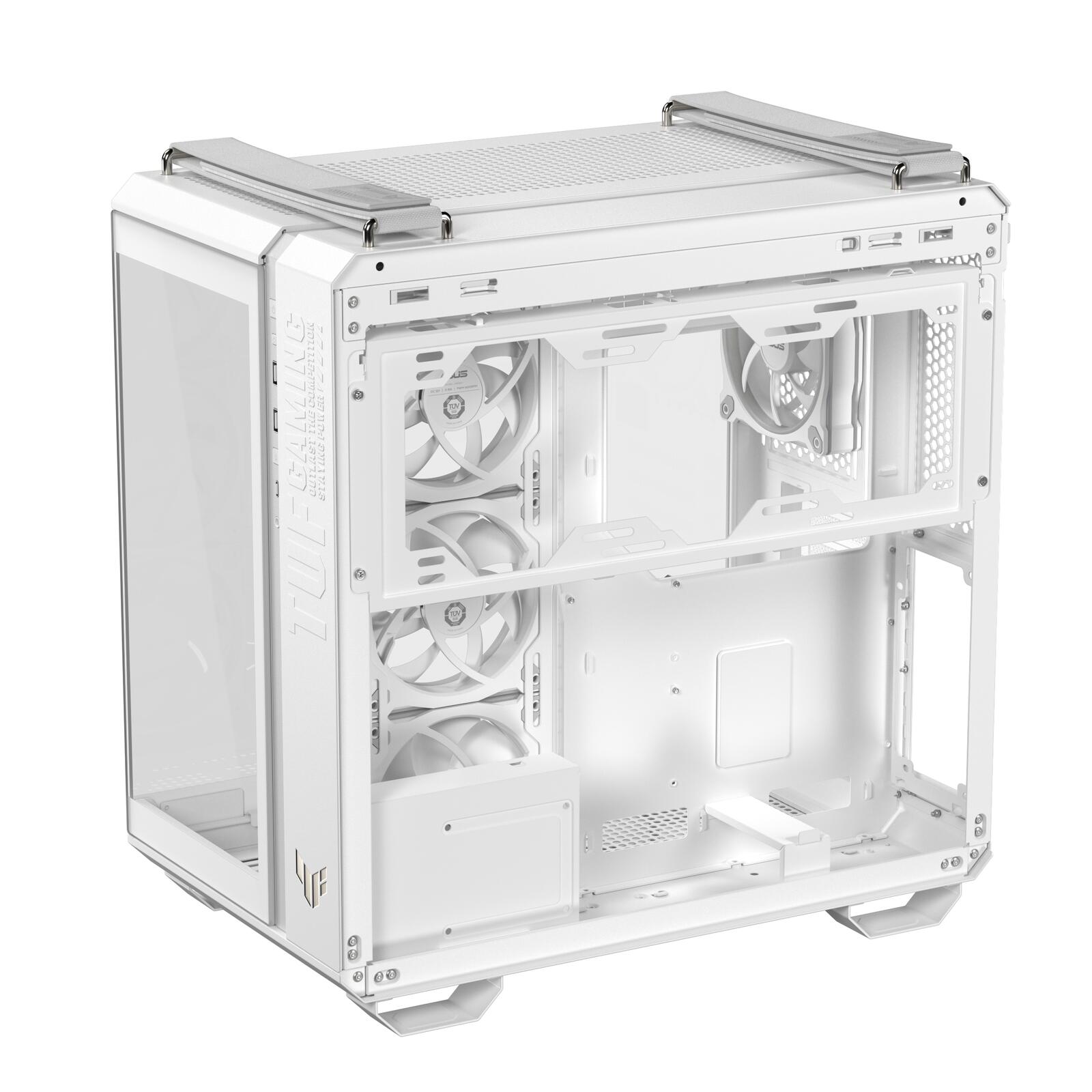 ASUS TUF GAMING GT502 Horizon TG ARGB modulares PC Gehäuse, weiß