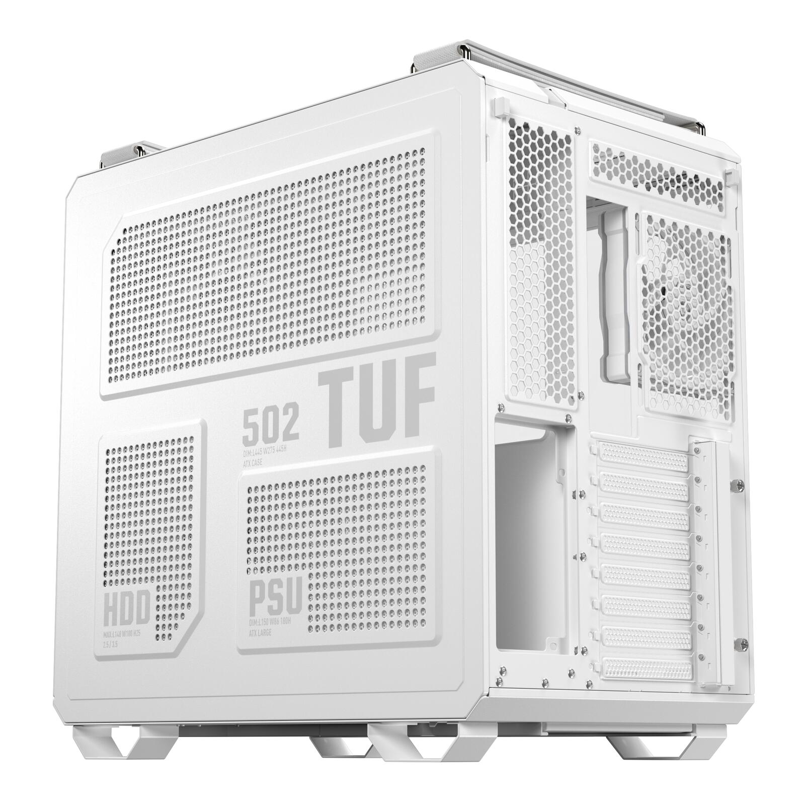 ASUS TUF GAMING GT502 Horizon TG ARGB modulares PC Gehäuse, weiß