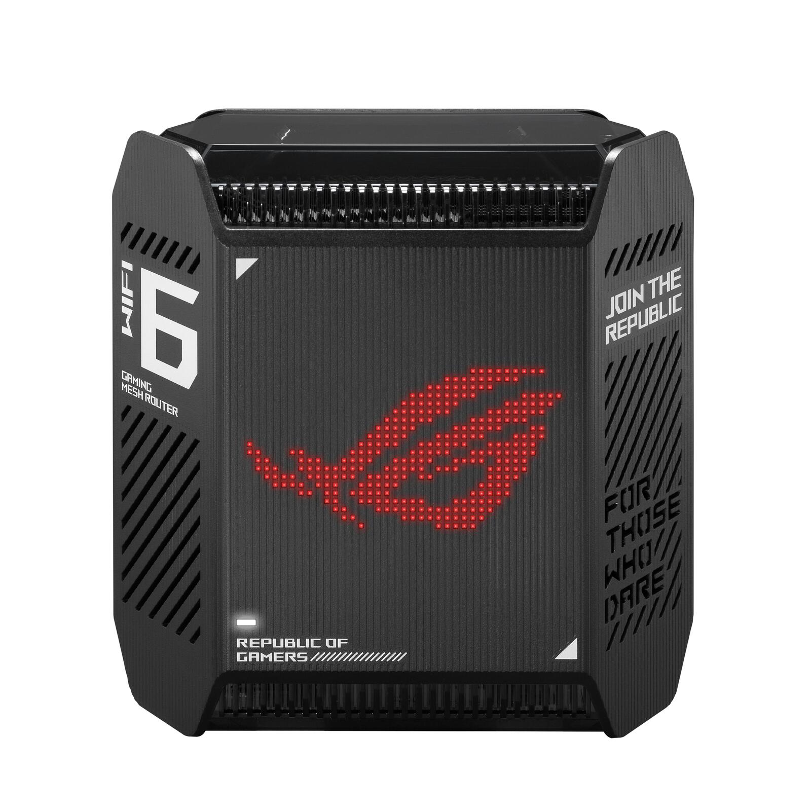ASUS ROG Rapture GT6 AX10000 1er Pack Tri-Band Gaming Mesh WiFi System kombinierbarer Router (Tethering als 4G und 5G Ro