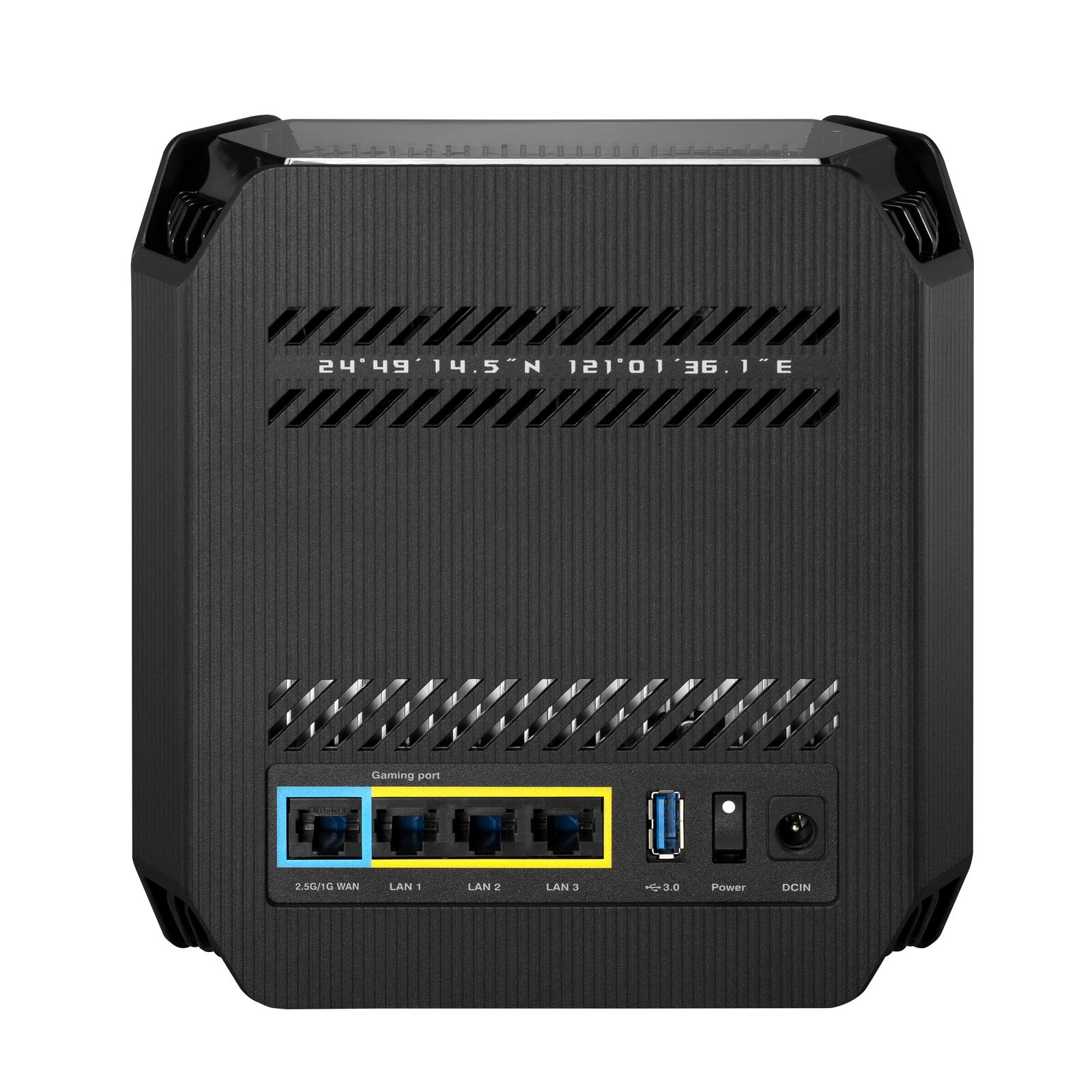 ASUS ROG Rapture GT6 AX10000 1er Pack Tri-Band Gaming Mesh WiFi System kombinierbarer Router (Tethering als 4G und 5G Ro