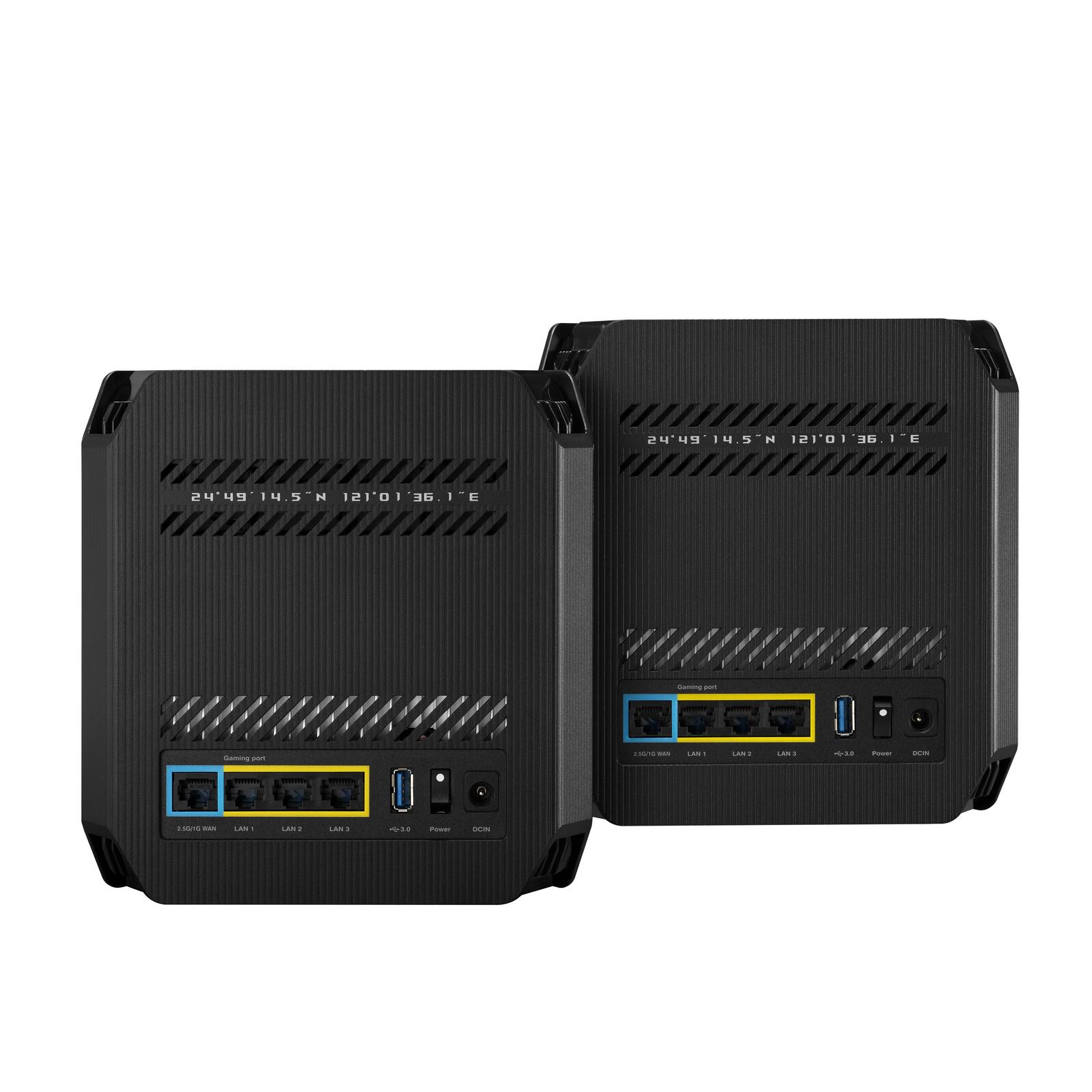 ASUS ROG Rapture GT6 AX10000 2er Set Tri-Band Gaming Mesh WiFi System kombinierbarer Router (Tethering als 4G und 5G Rou