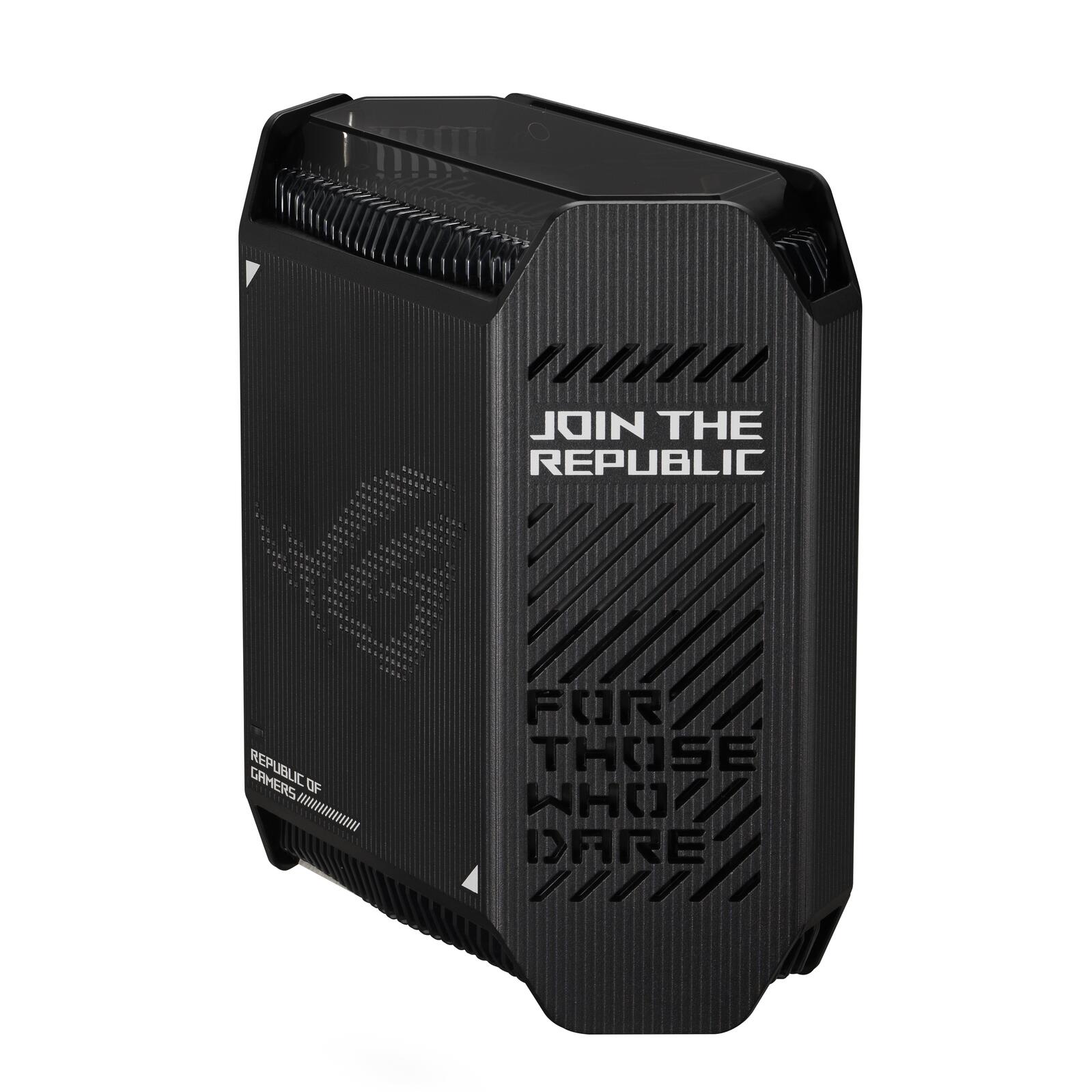 ASUS ROG Rapture GT6 AX10000 1er Pack Tri-Band Gaming Mesh WiFi System kombinierbarer Router (Tethering als 4G und 5G Ro